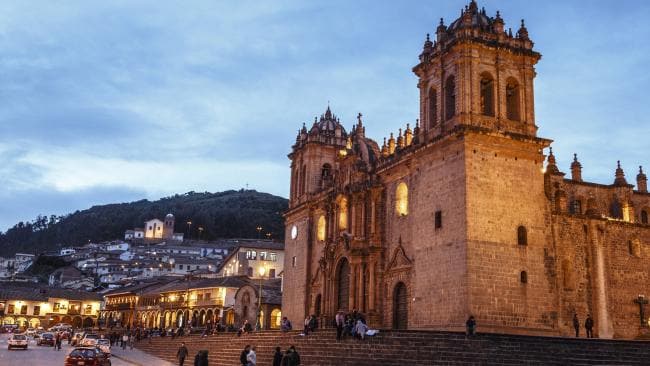 The Cathedral in Plaza de Armas in Cuzco, a UNESCO World Heritage Site. Picture: Getty Images